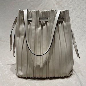 Zara Pleated Bucket Bag NWT